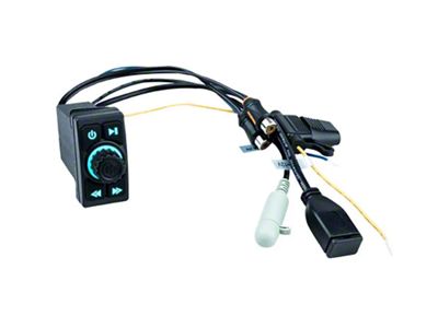Memphis Audio Panel Mount Bluetooth Remote with USB Charging