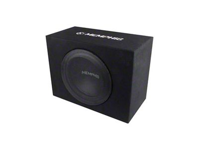 Memphis Audio Street Reference Amplified Enclosure with Single 12-Inch Subwoofer; 150-Watt (Universal; Some Adaptation May Be Required)