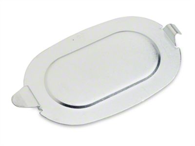 Replacement Floor Pan Plug; Metal (79-93 Mustang)