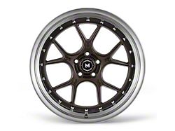 MFlow Racing MFL1 Matte Bronze with Machined Lip Wheel; 18x8.5; 35mm Offset (05-09 Mustang)