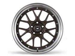MFlow Racing MFL2 Matte Bronze with Machined Lip Wheel; 20x8.5; 35mm Offset (05-09 Mustang)