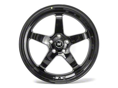 MFlow Racing MFR3 Gloss Black Wheel; 18x9.5; 35mm Offset (05-09 Mustang)