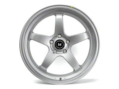 MFlow Racing MFR3 Hyper Silver Wheel; 18x8.5; 35mm Offset (05-09 Mustang)