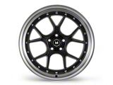 MFlow Racing MFL1 Matte Black with Machined Lip Wheel; 19x8.5; 35mm Offset (10-15 Camaro, Excluding ZL1)