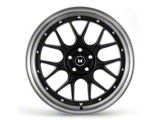 MFlow Racing MFL2 Matte Black with Machined Lip Wheel; 19x8.5; 35mm Offset (10-15 Camaro, Excluding ZL1)