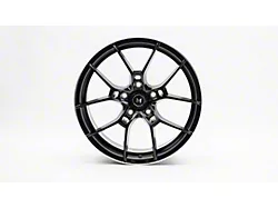 MFlow Racing MFR4 Matte Black Machined Wheel; 19x9.5; 35mm Offset (15-23 Mustang GT, EcoBoost, V6)
