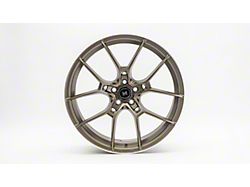 MFlow Racing MFR4 Matte Bronze Machined Wheel; 19x8.5; 35mm Offset (15-23 Mustang GT w/o Performance Pack, EcoBoost, V6)