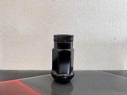 MFlow Racing Black Extended Lug Nut Set with Key; M14x1.5 (10-24 Camaro)