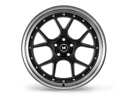 MFlow Racing MFL1 Matte Black with Machined Lip Wheel; 20x9.5; 38mm Offset (16-24 Camaro, Excluding SS w/ 6-Piston Front Calipers & ZL1)