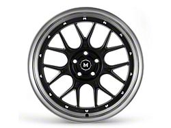 MFlow Racing MFL2 Matte Black with Machined Lip Wheel; 20x9.5; 38mm Offset (16-24 Camaro, Excluding SS w/ 6-Piston Front Calipers & ZL1)