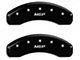 MGP Brake Caliper Covers with MGP Logo; Black; Front and Rear (15-23 Mustang EcoBoost w/ Performance Pack)