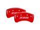MGP Brake Caliper Covers with Camaro and Z28 Logo; Red; Front and Rear (98-02 Camaro)