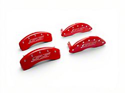 MGP Brake Caliper Covers with SS Logo; Red; Front and Rear (10-15 Camaro SS)