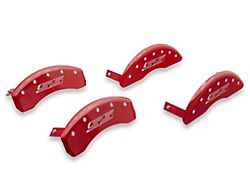 MGP Brake Caliper Covers with SS Logo; Red; Front and Rear (16-24 Camaro SS)