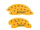 MGP Brake Caliper Covers with SS Logo; Yellow; Front and Rear (10-15 Camaro SS)