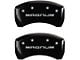 MGP Brake Caliper Covers with Magnum Logo; Black; Front and Rear (09-10 Challenger R/T)