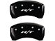 MGP Brake Caliper Covers with Charger and R/T Logo; Black; Front and Rear (11-23 Charger R/T, SXT w/ Dual Piston Front Calipers; 15-17 AWD Charger SE w/ Dual Piston Front Calipers; 18-20 Charger Daytona, GT w/ Dual Piston Front Calipers)