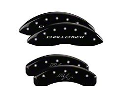 MGP Brake Caliper Covers with Vintage R/T Logo; Black; Front and Rear (06-14 Charger SRT8; 2016 Charger SRT 392)