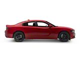 MGP Brake Caliper Covers with Charger Stripes Logo; Red; Front and Rear (11-18 Charger R/T w/ Single Piston Front Calipers; 11-17 Charger SE w/ Single Piston Front Calipers; 12-23 SXT Charger w/ Single Piston Front Calipers)