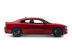 MGP Brake Caliper Covers with Charger Stripes Logo; Red; Front and Rear (11-18 Charger R/T w/ Single Piston Front Calipers; 11-17 Charger SE w/ Single Piston Front Calipers; 12-23 SXT Charger w/ Single Piston Front Calipers)