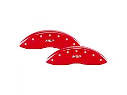 MGP Brake Caliper Covers with MGP Logo; Red; Front and Rear (05-13 Corvette C6 Base)