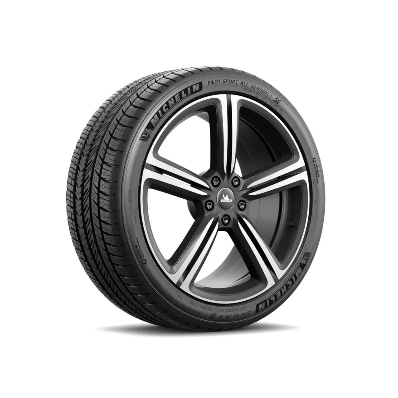 Michelin Corvette Pilot Sport A/S 4 Tire 12040 (255/35R20 Michelin Corvette Pilot Sport A/S 4 Tire 12040 (255/35R20