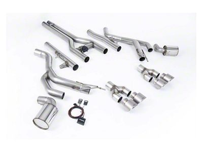 Milltek Active H Cat-Back Exhaust System with Titanium Tips (15-23 Challenger SRT Hellcat)