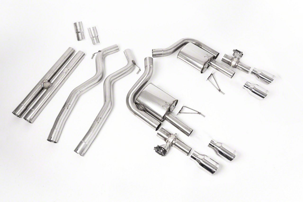 Milltek Active Valve Cat-Back Exhaust System with H-Pipe and Polished Tips (2024 Mustang GT Fastback w/ Active Exhaust)