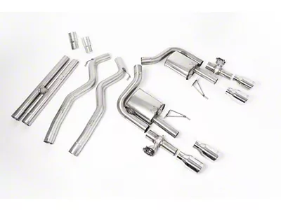 Milltek Active Valve Cat-Back Exhaust System with H-Pipe and Polished Tips (24-25 Mustang GT Fastback w/ Active Exhaust)
