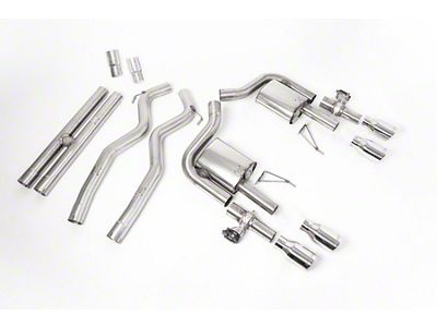 Milltek Active Valve Cat-Back Exhaust System with H-Pipe and Polished Tips (2024 Mustang GT Fastback w/ Active Exhaust)