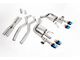 Milltek Active Valve Cat-Back Exhaust System with X-Pipe and Burnt Titanium Tips (21-24 Mustang Dark Horse, Mach 1)
