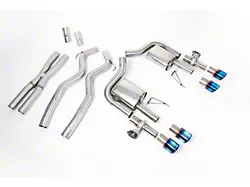Milltek Active Valve Cat-Back Exhaust System with X-Pipe and Burnt Titanium Tips (2024 Mustang GT Fastback w/ Active Exhaust)