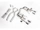 Milltek Active Valve Cat-Back Exhaust System with X-Pipe and Polished Tips (21-24 Mustang Dark Horse, Mach 1)