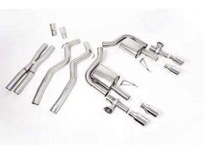 Milltek Active Valve Cat-Back Exhaust System with X-Pipe and Polished Tips (2024 Mustang GT Fastback w/ Active Exhaust)
