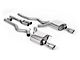 Milltek Dual Outlet Non-Resonated Cat-Back Exhaust System with Titanium Tips (15-23 EcoBoost Mustang Fastback w/o Active Exhaust)