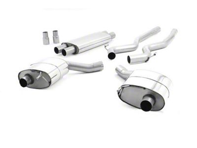 Milltek Dual Outlet Resonated Cat-Back Exhaust System with Titanium Tips (15-17 Mustang GT Fastback)