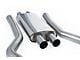 Milltek Quad Outlet Resonated Cat-Back Exhaust System with Cerakote Black Tips (2024 Mustang EcoBoost Fastback w/ Active Exhaust)