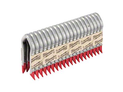 Milwaukee Tool 1.50-Inch Galvanized Staples; 9-Gauge