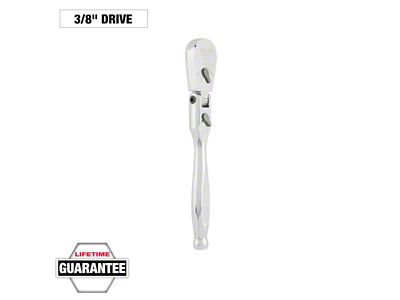 Milwaukee Tool 3/8-Inch Drive Flex Head Ratchet; 9-Inch