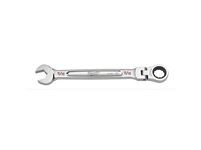 Milwaukee Tool Flex Head Ratcheting Combination Wrench; 11/16-Inch