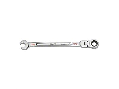 Milwaukee Tool Flex Head Ratcheting Combination Wrench; 11/32-Inch