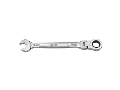 Milwaukee Tool Flex Head Ratcheting Combination Wrench; 15/16-Inch
