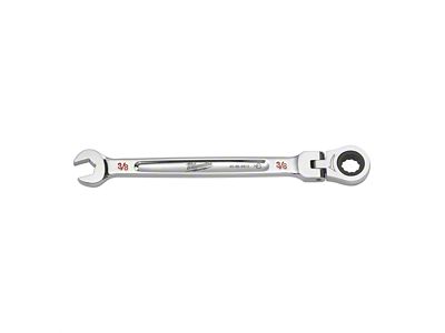 Milwaukee Tool Flex Head Ratcheting Combination Wrench; 3/8-Inch