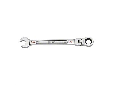 Milwaukee Tool Flex Head Ratcheting Combination Wrench; 9/16-Inch
