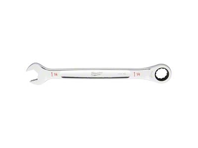 Milwaukee Tool Ratcheting Combination Wrench; 1-1/4-Inch