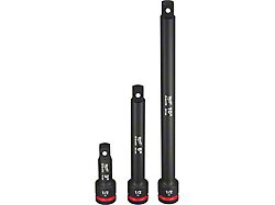 Milwaukee Tool SHOCKWAVE Impact Duty 1/2-Inch Drive Extension Set; 3-Piece 
