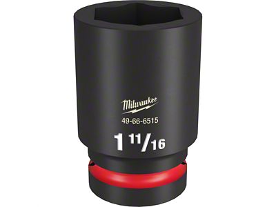 Milwaukee Tool SHOCKWAVE Impact Duty 1-Inch Drive 1-11/16-Inch Deep 6-Point Socket