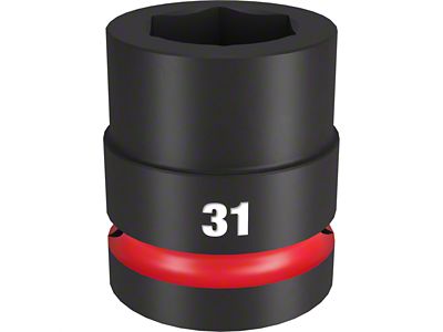 Milwaukee Tool SHOCKWAVE Impact Duty 1-Inch Drive 31mm Standard 6-Point Socket