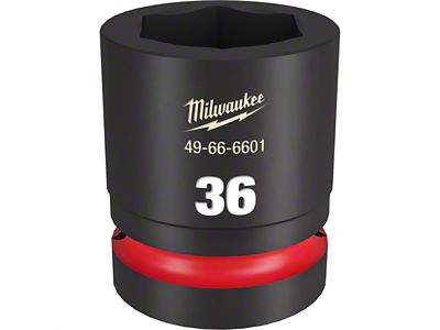 Milwaukee Tool SHOCKWAVE Impact Duty 1-Inch Drive 36mm Standard 6-Point Socket