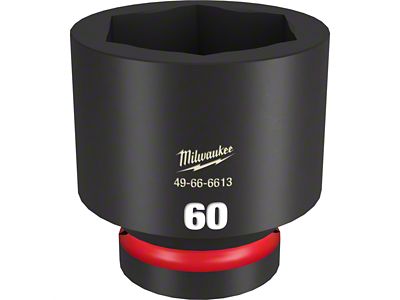 Milwaukee Tool SHOCKWAVE Impact Duty 1-Inch Drive 60mm Standard 6-Point Socket